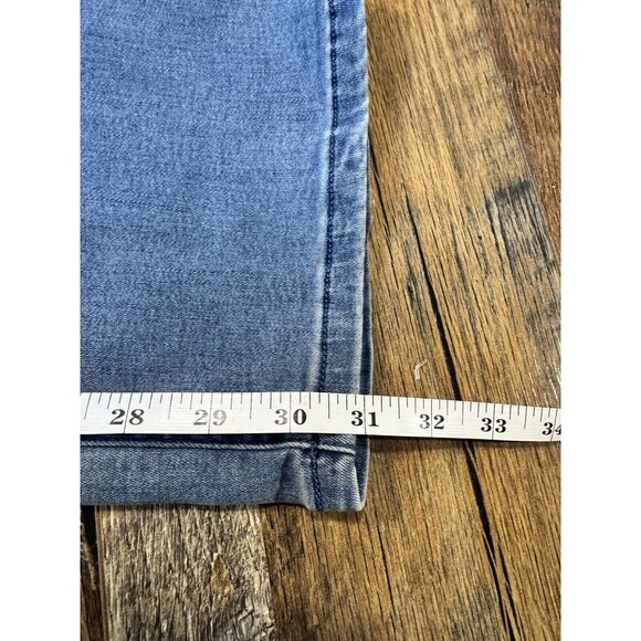 Soft Surroundings Jeans Women's  Small  Blue Flare Pull On - Picture 3 of 6